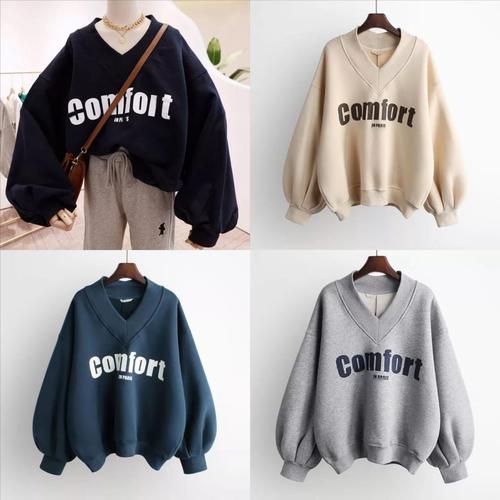 Jual COMFORT SWEATER WANITA - Hitam 