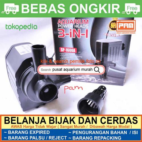 Gambar Pompa Aquarium 1 meter SPA WP 1600 14 Watt Pompa Akuarium 1600 Celup dari Pusat Aquarium Murah Kota Depok Tokopedia