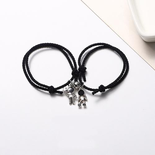 Gambar Gelang Couple 2Pcs Magnet Astronot Pasangan Pria & Wanita GLG12 - Hitam Couple dari FXG GALLERY Kota Depok Tokopedia
