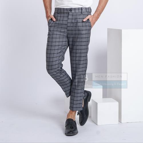 Jual Trousers Slim Fit Tartan / Chino 