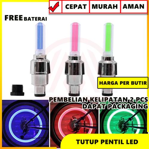 Gambar TUTUP PENTIL LED BAN MOTOR LED BIKE CAR TIRE NEON WHEEL LED MOBIL - Merah dari Modifikasi Market Jakarta Utara Tokopedia
