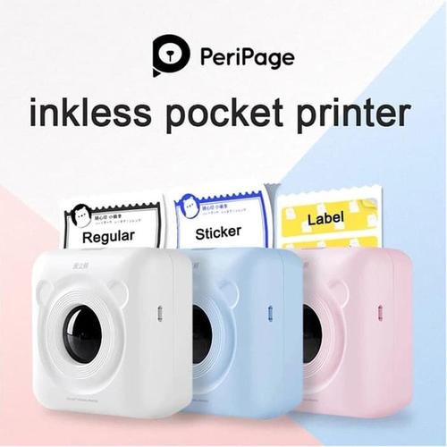 Gambar PERIPAGE/PAPERANG A6 BLUETOOTH 58MM THERMAL PHOTO PRINTER POCKET - Biru dari Mifa Official Shop Jakarta Barat Tokopedia