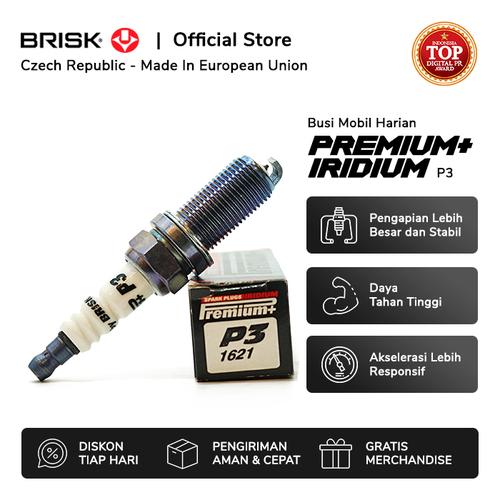 Gambar Busi Mobil BRISK Premium Plus Iridium P3 dari PT Brisk Busi Indonesia Jakarta Utara Tokopedia