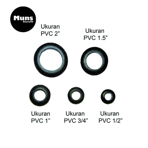 Gambar Karet Rubber Ruber Grommet Gromet 1/2 s.d 2 Inch Hidroponik - 1/2 Inch dari muns store99 Kab. Bandung Tokopedia