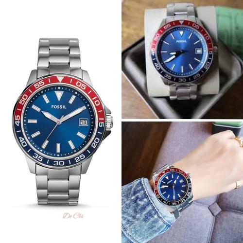 Jam Fossil BQ2505 Bannon silver sz 45mm 