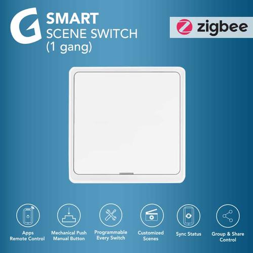 Gambar Galvee Smart Zigbee Scene Switch /Remote Portable 1 Gang (TANPA KABEL) dari Galvee Official Store Jakarta Pusat Tokopedia