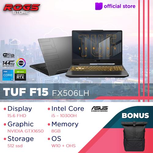 Gambar Asus TUF FX506LH I565B6TO i5 10300 8GB 512ssd GTX1650 4GB W10+OHS 15.6 - 8 gb dari ROGS STORE Jakarta Utara Tokopedia