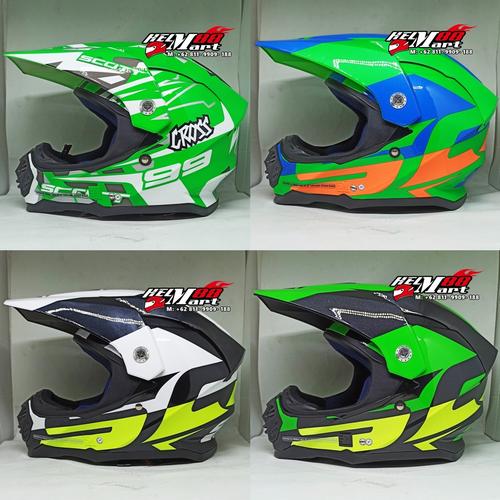 Jual SCOTT Helm Cross Motif Helm 