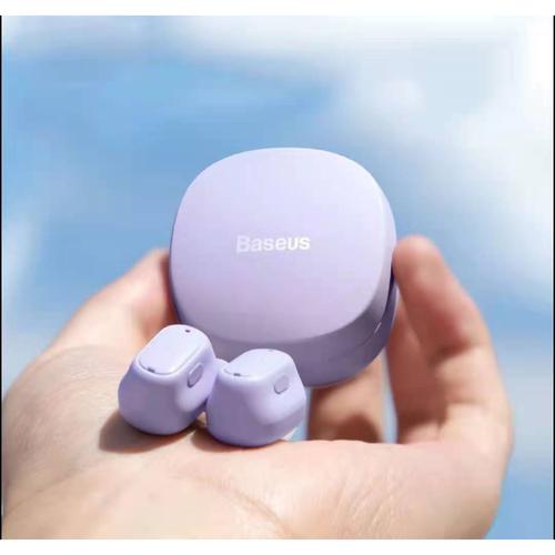 Gambar Baseus Encok WM01 TWS True wireless earbuds Bluetooth - Ungu dari Tekno Zone Jakarta Pusat Tokopedia