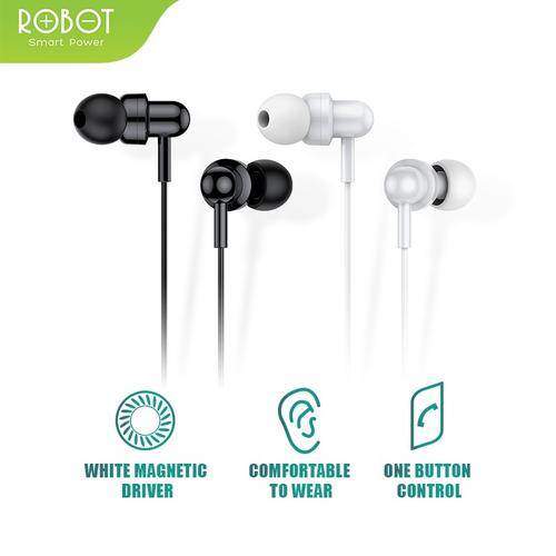 Jual ROBOT RE20 HEADSET WIRED EARPHONE 