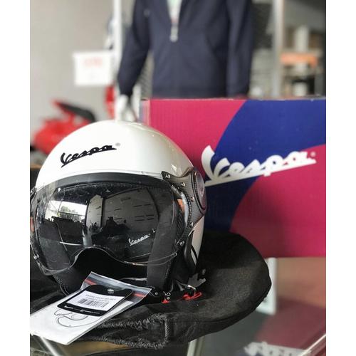 Gambar Helm Vespa Carbon White Series Limited Edition -XL Fit to L- ORIGINAL - XL dari Accessoriesvespa.ID Jakarta Utara Tokopedia