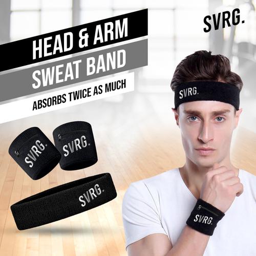Gambar Svarga Head & Arm Band | Sweat Band Olahraga | Gym & Fitness - HEADBAND dari SVARGA YOGA Kota Surabaya Tokopedia