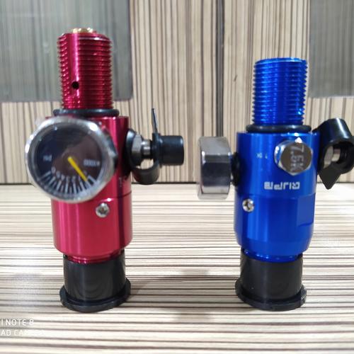 Gambar Regulator Paintball taiwan M18 output 1800 psi - Biru dari dayakaryamakasar Kota Makassar Tokopedia