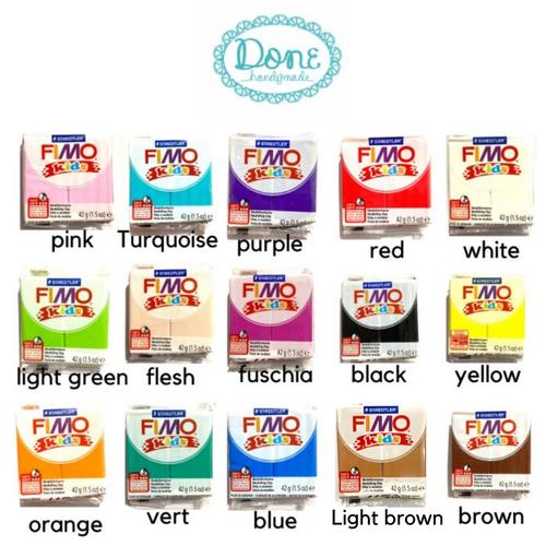 Gambar Fimo polymer clay fimo kids bahan clay modelling clay adonan clay - red dari done handymade Jakarta Barat Tokopedia