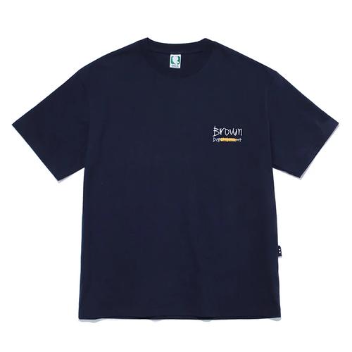 Friends Brown Basketball Club Tee Navy 