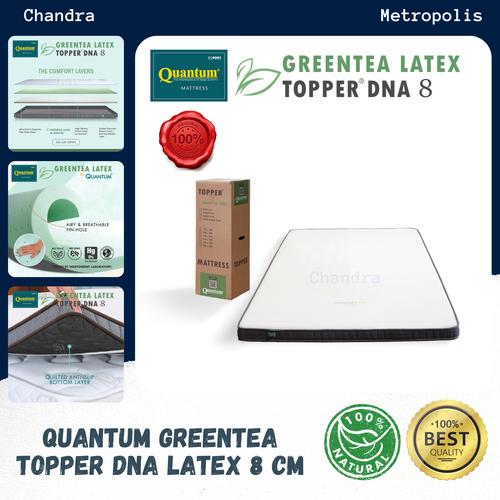 Gambar Quantum Topper Latex Greentea DNA 8 Uk. 90 x 200 / Topper Matras dari Chandra Metropolis Furniture undefined Tokopedia