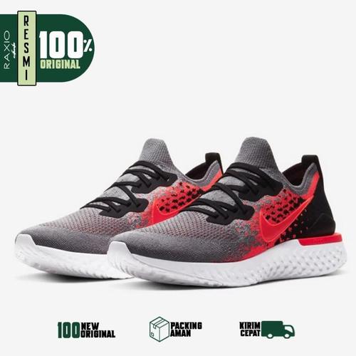 nike epic react flyknit 2 red black