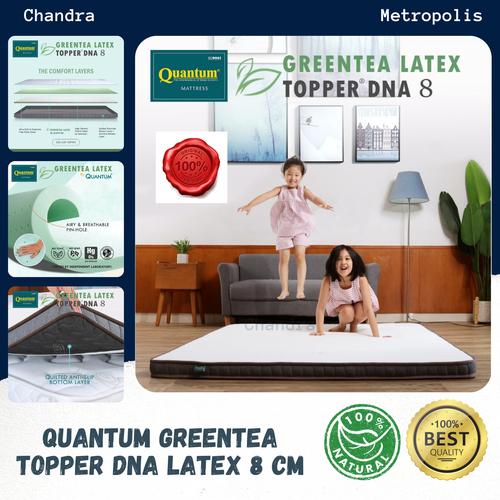 Gambar Quantum Topper Latex Greentea DNA 8 / Topper Latex / Topper Matras - 200 x 90 dari Chandra Metropolis Furniture Kota Bandung Tokopedia