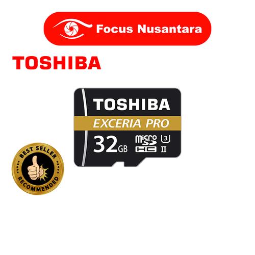 Foto Produk TOSHIBA MicroSDXC UHS-II Class10 8K 32GB 270MB/s Exceria Pro M501 dari Focus Nusantara