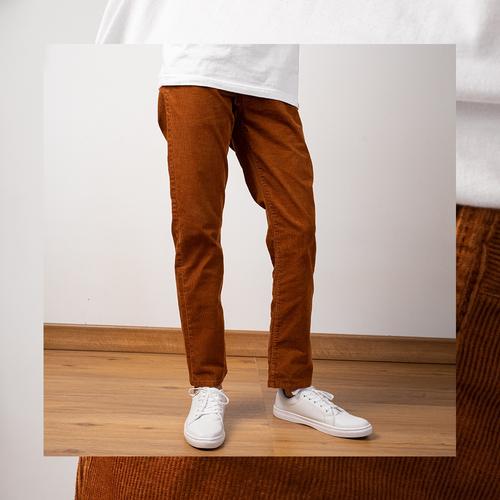 Jual GAP CORDUROY SLIM FIT PANTS ORANGE 