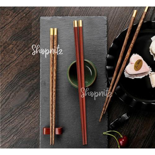 Gambar Premium Wooden Japanese Chopstick Sumpit Kayu Wufu Classic Oriental - Wenge Wood dari Shopnitz Jakarta Barat Tokopedia