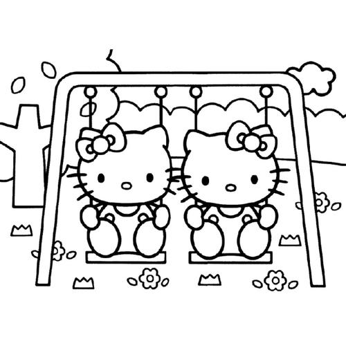 Jual Gambar Mewarnai HELLO KITTY untuk meningkatkan kreativitas Anak