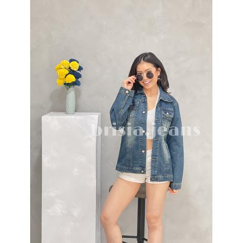 XXXL] LEXY Denim Jacket - Bio Hijau 