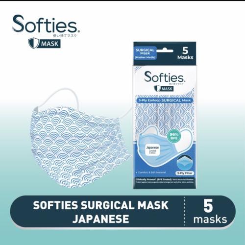 Jual MASKER SOFTIES 3D MASK SURGICAL HIGH BFE VFE PFE MODEL KF94 Sachet