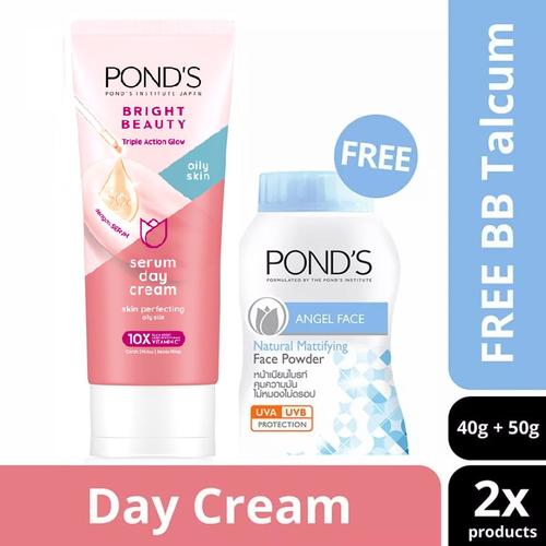 Gambar PONDS White Beauty Oily Cream 40G + Powder Blue 50G dari Unilever Mall Tokopedia