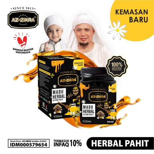 Gambar Madu Hitam Pahit Az Zikra Asli 100% + Brosur Az Zikra - HERBAL HTAM PHT dari AGEN RESMI MADU AZ ZIKRA Kota Bekasi Tokopedia