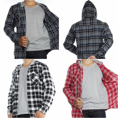 Jual baju kemeja flanel kaos 2 in 1 
