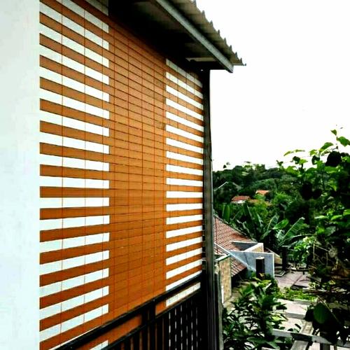 Jual Roller Blind Kayu outdoor minimalis - 1x1 - Kab. Bogor - Anto krei ...