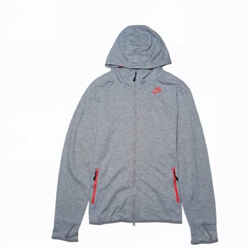 nike grey zip hoodie