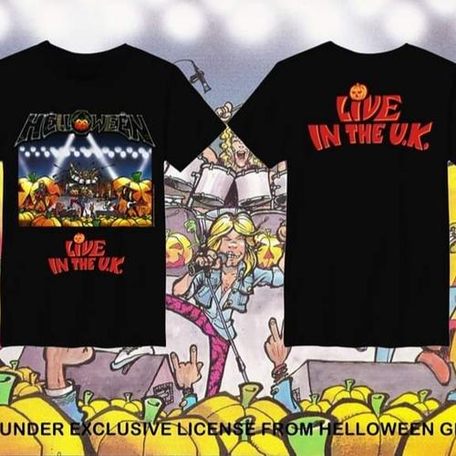 Jual T-shirt HELLOWEEN - Live In The UK 