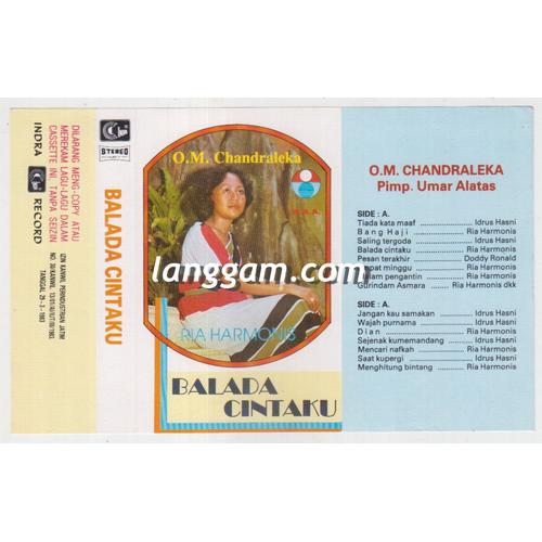 Foto Produk COVER SAMPUL KASET ORKES MELAYU CHANDRALEKA - BALADA CINTAKU dari Langgam
