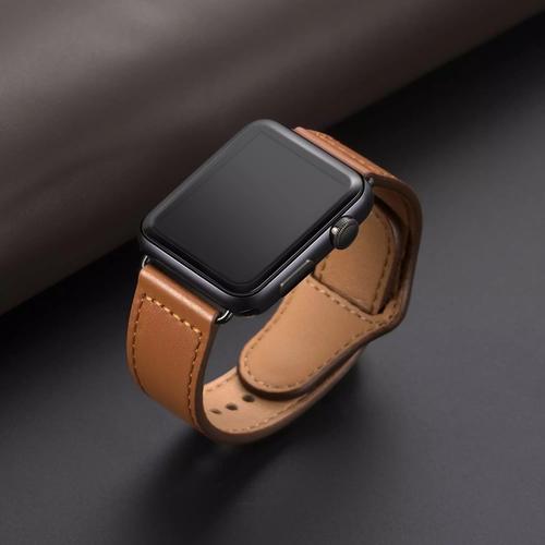 Jual Original Strap Band Leather Apple Watch 6 40MM 44MMM - Hitam, 40mm -  Jakarta Barat - ori id | Tokopedia