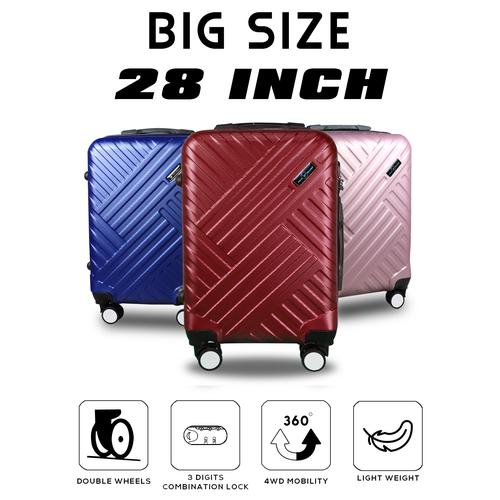 Gambar Koper Hardcase Polo Milano 28 Inch 728171 GARANSI PART - Peach dari Polo Milano Luggage Kab. Tangerang Tokopedia