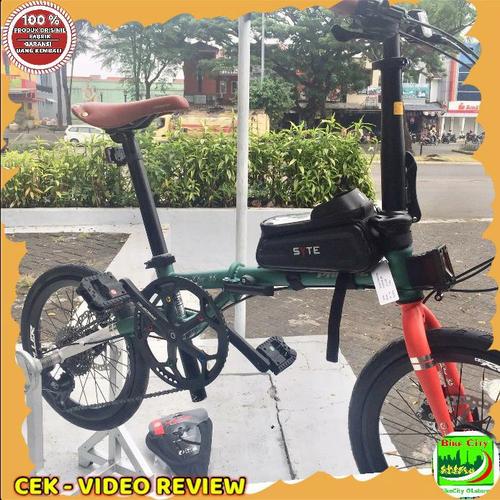 Gambar sepeda lipat 16 inch pacific flux 3.5 1x8sp ST Dikirim Rakit StelJadi dari BIKECITY ONLINESTORE Kota Tangerang Selatan Tokopedia