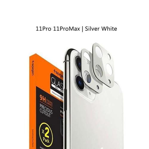 Gambar Camera Lens Protector iPhone 11 Pro / Max / 11 Spigen Tempered Glass - 11Pro 11ProMax, Silver White dari Spigen Official Jakarta Barat Tokopedia