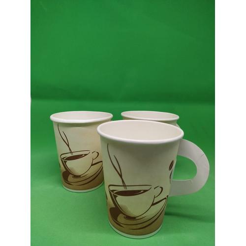 Jual Gelas Kertas /Paper Cup Hot Kopi 9 oz +Pegangan Gagang Handle @25 ...