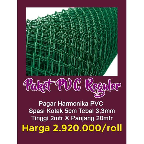 Gambar Kawat Harmonika Lapis PVC 3.3mmx2mx20m dari Toko Bintang Anugrah Kota Pekanbaru Tokopedia
