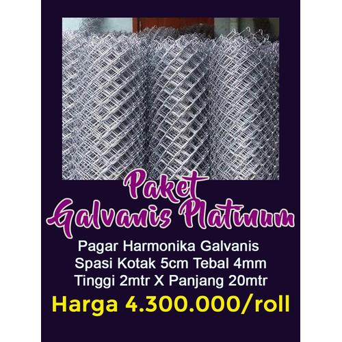 Gambar Kawat Harmonika Galvanis 4mmx2mx20m dari Toko Bintang Anugrah Kota Pekanbaru Tokopedia