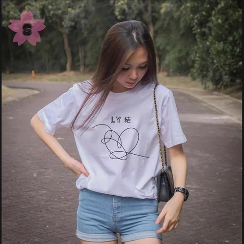Jual KAOS WANITA T-SHIRT KAOS LOVE KAOS 