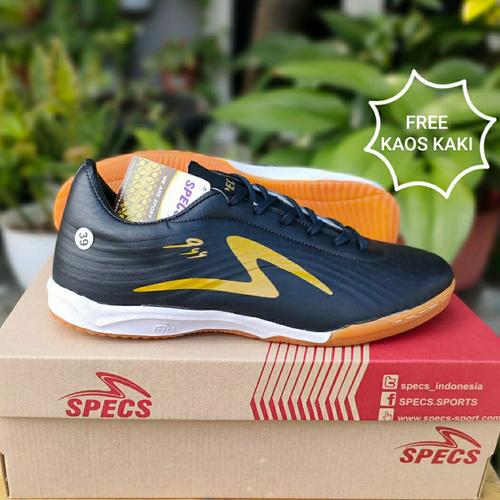Foto Produk SEPATU FUTSAL SPECS LOW - Black Gold, 41 dari dzaky_sport