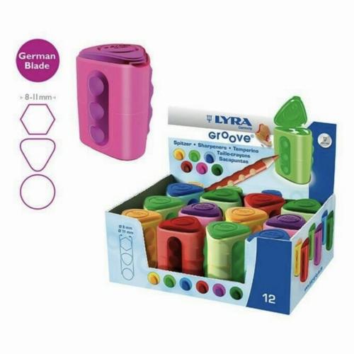 Foto Produk Serutan Rautan Peraut Pensil Lyra Groove Jumbo 2 Lubang dari OPPASTAR