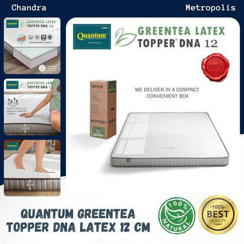 Gambar Quantum Topper Latex Greentea DNA 12cm / Topper Latex / Topper Matras - 200 x 90 dari Chandra Metropolis Furniture Kota Bandung Tokopedia