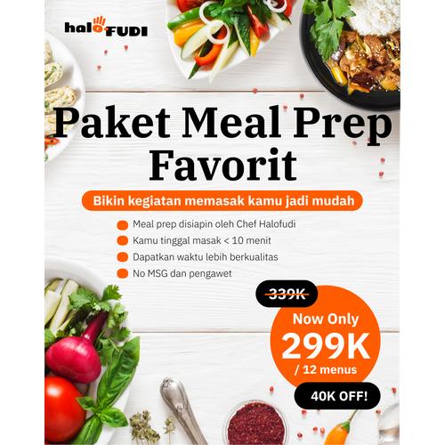 Foto Produk Paket Meal Prep Favorit - S dari Halofudi