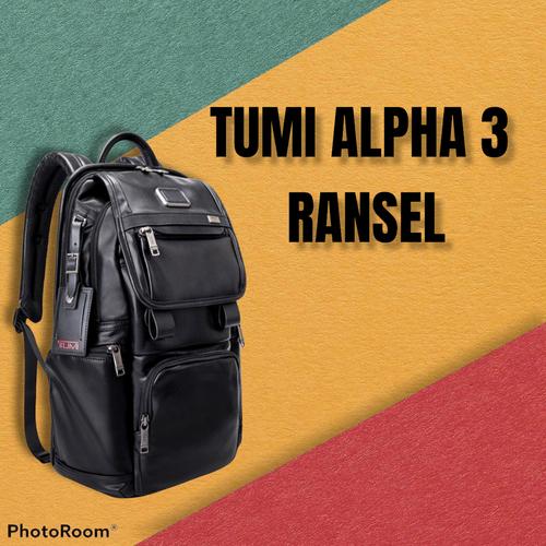 Jual Tas TUMI Alpha 3 Flap Leather Pria 