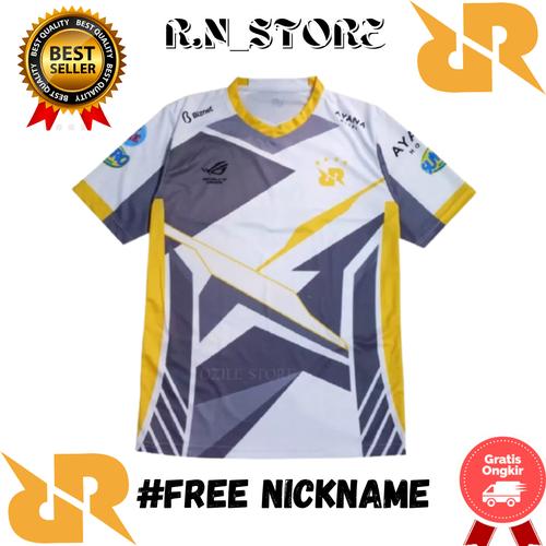 Foto Produk Jersey RRQ 2021 Terbaru Termurah - XXL, Putih dari R.N_store