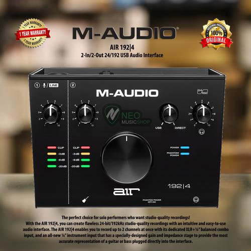 M-AUDIO AIR 192I4 2in2out USBオーディオ M-AUDIO AIR 192｜4 2in